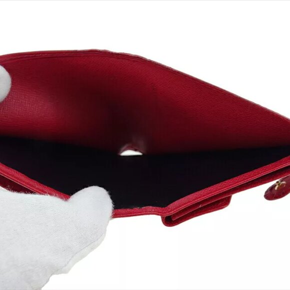 LOUIS VUITTON Bi -fold Wallet Epi Leather Authentic USED T20450 - Picture 10 of 10